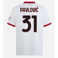 AC Milan Strahinja Pavlovic #31 Replika Bortatröja 2024-25 Kortärmad